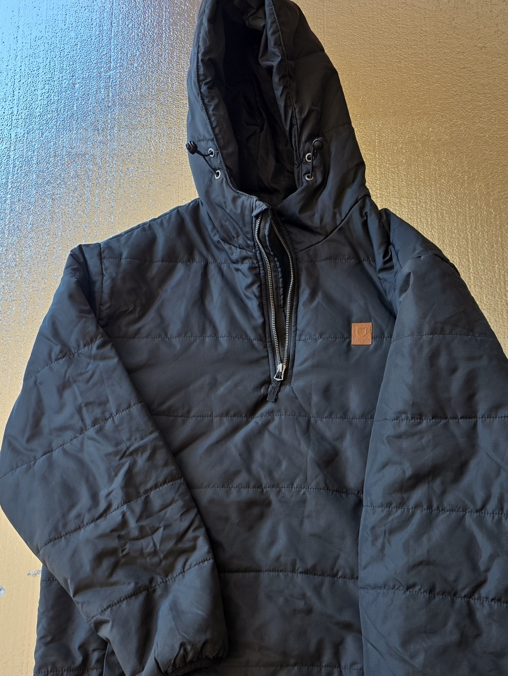 Brixton
Brixton Cass 1/2 Puffer Black Zip Hooded Jacket